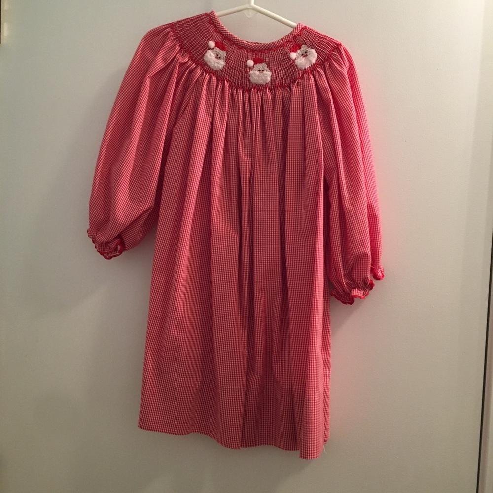 Santa! 12 M and 3T girls romper and dress